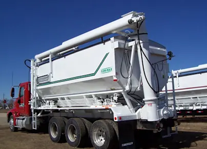 Overhead Discharge Truck Mount Fertilizer Tenders